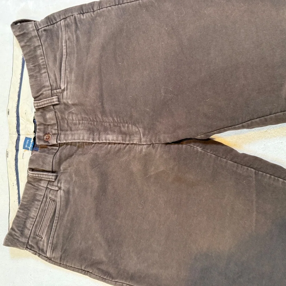 Polo Ralph‎ Lauren Mens Brown Corduroy Pants Straight Leg 36x32 Cotton Chinos
